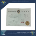 Anti-Fake Certificate with UV Logo Printing